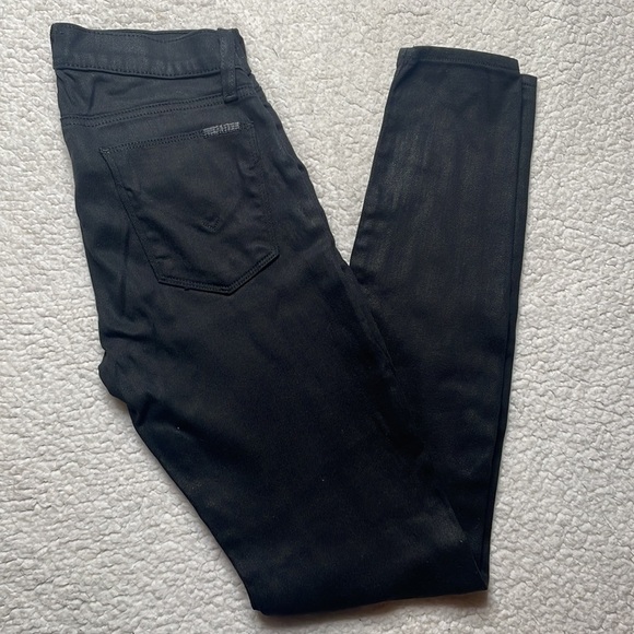 Hudson Black Jeans Stretch Krista Super Skinny Size 25 - Picture 8 of 9